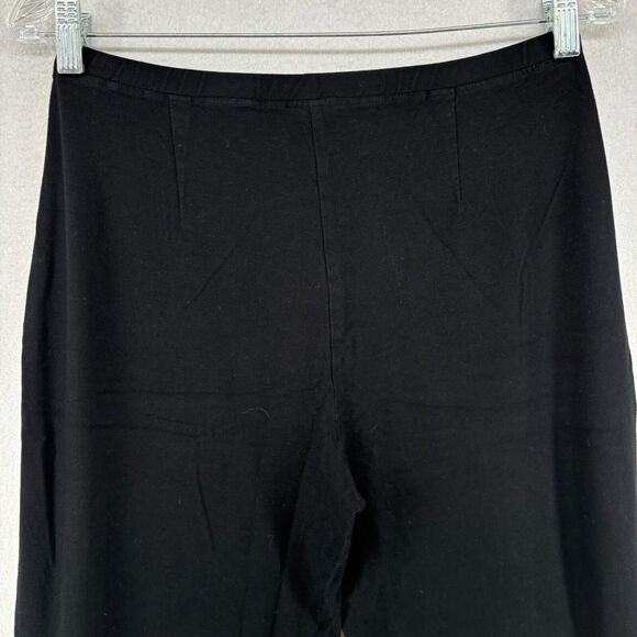 EILEEN FISHER Pants XS Washable Stretch Crepe Straight Leg Trouser Black USA - Picture 4 of 14
